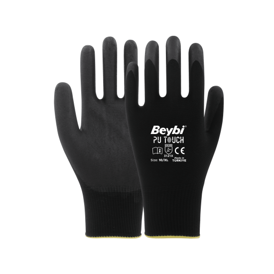 Beybi PU TOUCH Poliüretan Kaplı Polyester Eldiven(288 Çift)