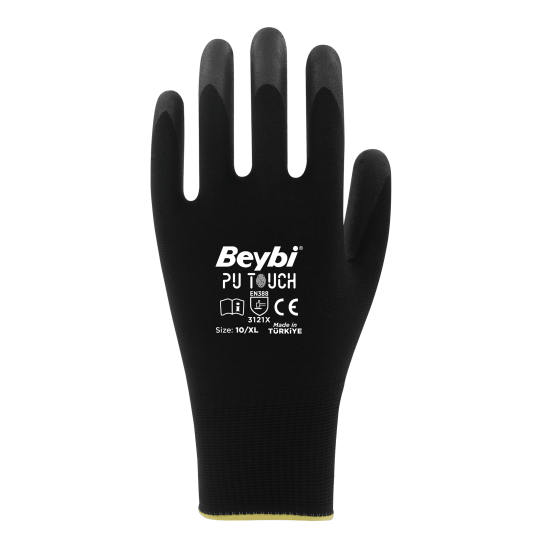 Beybi PU TOUCH Poliüretan Kaplı Polyester Eldiven(288 Çift)