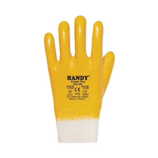 Handy Power Plus HN08 Sarı Pamuk Eldiven